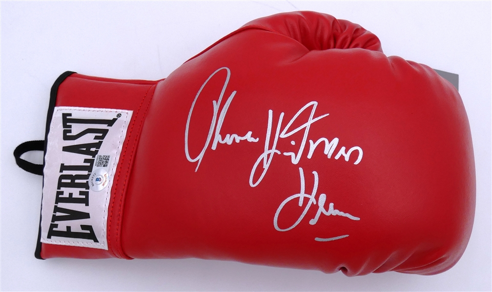 Thomas Hitman Hearns Autographed Boxing Glove