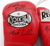 Multi Signed Boxing Gloves