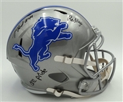Malcolm Rodriguez Autographed Detroit Lions Full Size Replica Helmet