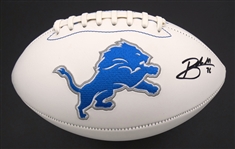 Blake Miller Autographed Detroit Lions Football