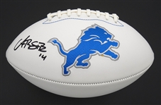 Amon-Ra St. Brown Autographed Detroit Lions Football