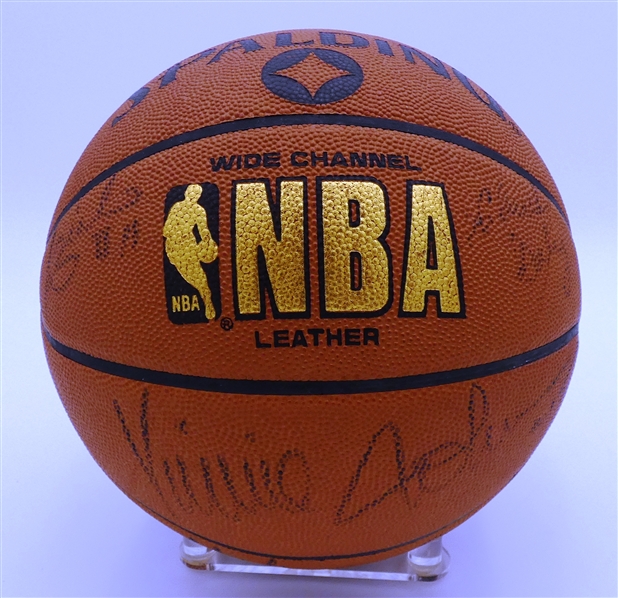 Detroit Pistons Bad Boys Team Signed Basketball