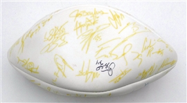 2001 Detroit Lions Team Signed Football