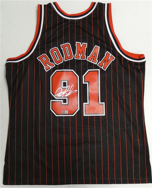 Dennis Rodman Autographed Chicago Bulls Mitchell & Ness Jersey