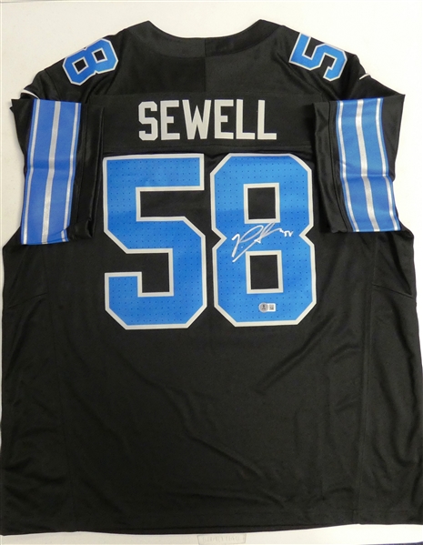 Penei Sewell Autographed Detroit Lions Nike Fuse Jersey