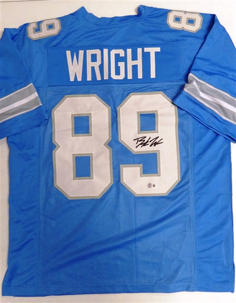 Brock Wright Autographed Custom Jersey
