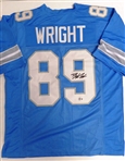 Brock Wright Autographed Custom Jersey