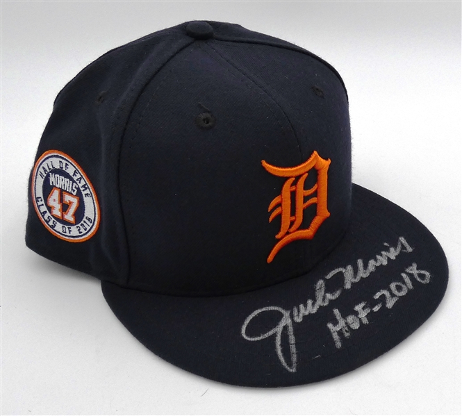 Jack Morris Autographed Tigers Hat