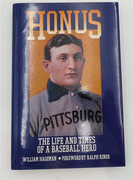 William Hageman Autographed Honus Wagner Book