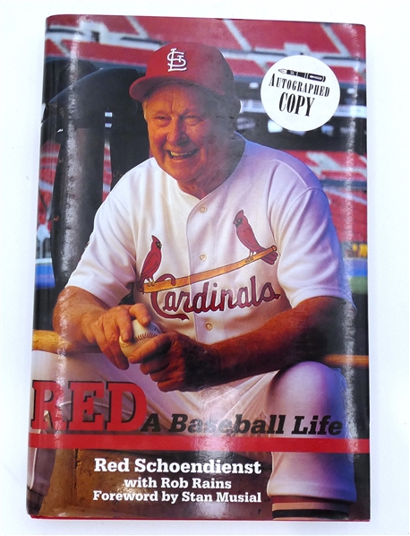 Red Schoendienst Autographed Book