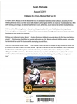 Sean Manaea No Hitter Ticket