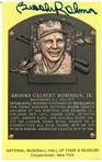 Brooks Robinson Autographed Hall of Fame Plaque