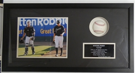 Buster Posey Autographed Framed Baseball