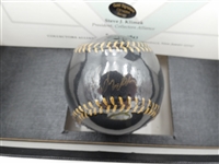 Greg Maddux Autographed Black Baseball