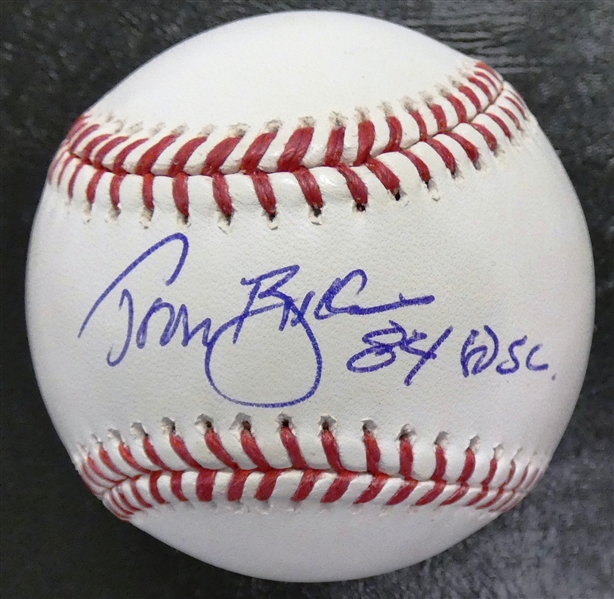 Tom Brookens Autographed Baseball w/ 84 WSC