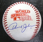 Howard Johnson Autographed 1984 World Series Baseball