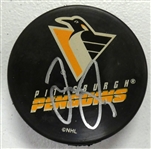 Jaromir Jagr Autographed Penguins Puck