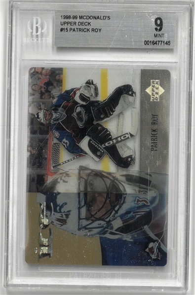 Patrick Roy BGS 9 1998-99 McDonalds
