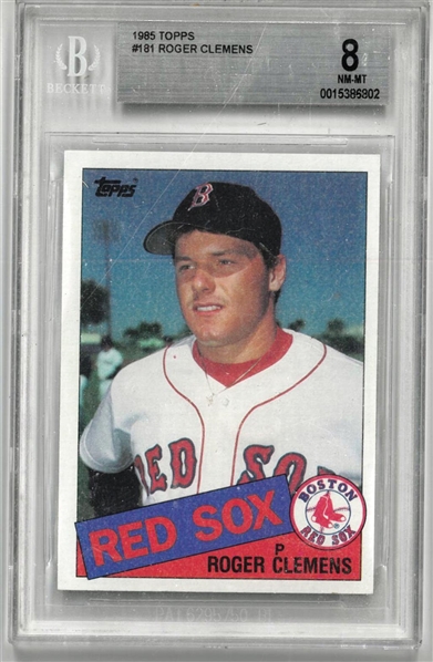 Roger Clemens BGS 8 1985 Topps