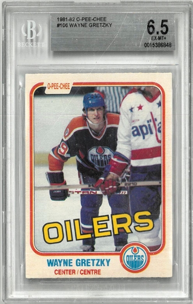 Wayne Gretzky BGS 6.5 1981-82 O-Pee-Chee