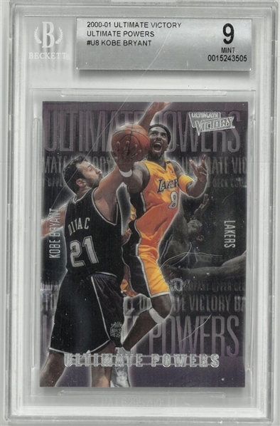 Kobe Bryant BGS 9 2000-01 Ultimate Victory