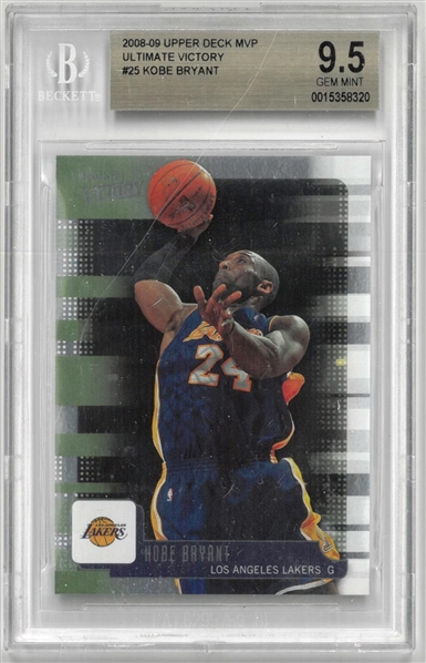 Kobe Bryant BGS 9.5 2008-09 Ultimate Victory