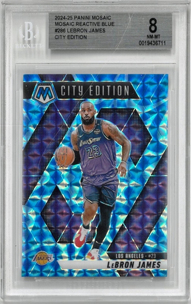 Lebron James BGS 8 2024-25 Panini Mosaic