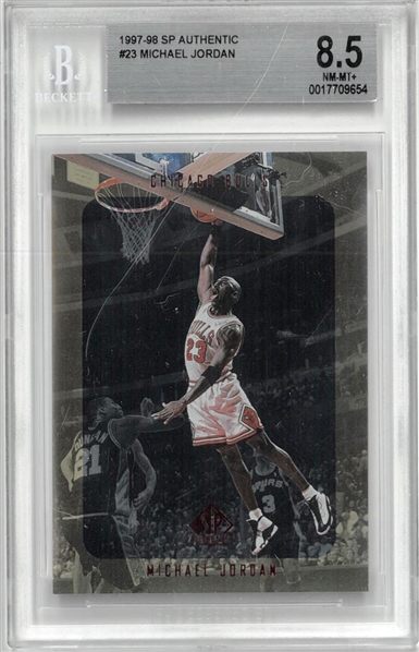 Michael Jordan BGS 8.5 1997-98 SP Authentic