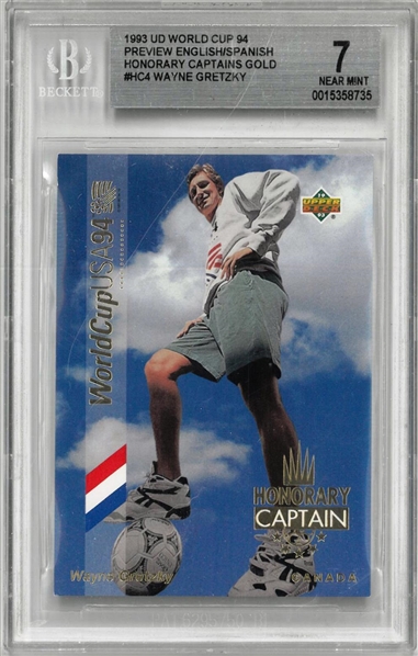 Wayne Gretzky BGS 7 1993 Upper Deck World Cup