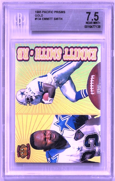 Emmitt Smith BGS 7.5 1995 Pacific Prisms