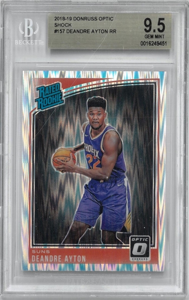 Deandre Ayton BGS 9.5 2018-19 Donruss Optic