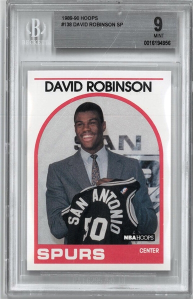 David Robinson BGS 9 1989-90 Hoops