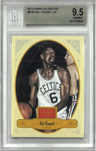 Bill Russell BGS 9.5 2012 Panini Golden Age