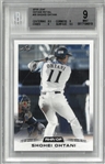 Shohei Ohtani BGS 9 2018 Leaf 