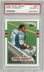 Barry Sanders PSA 6 1989 Topps Traded
