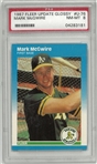 Mark McGwire PSA 8 1987 Fleer Update Glossy