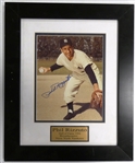 Phil Rizzuto Autographed Framed 8x10