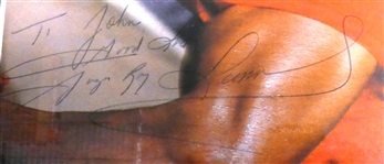 Sugar Ray Leonard Autographed Framed 8x10