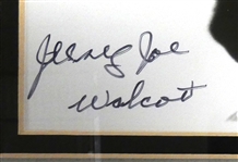 Jersey Joe Walcot Autographed Framed 7x9