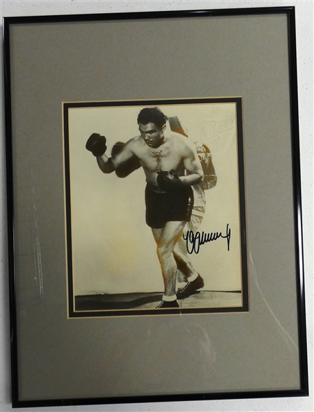 Max Schmeling Autographed Framed 8x10