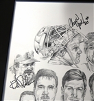 Detroit Legends Autographed Lithograph (13 autos) (Pick up Ony)