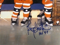 Bryan Trottier Autographed Framed Photo (Pick up Only)