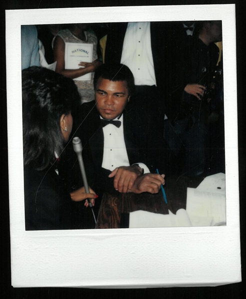 Muhammad Ali Autographed Polaroid Picture