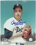 Johnny Podres Autographed 8x10