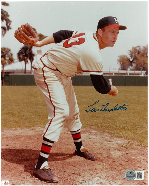 Lou Burdette Autographed 8x10