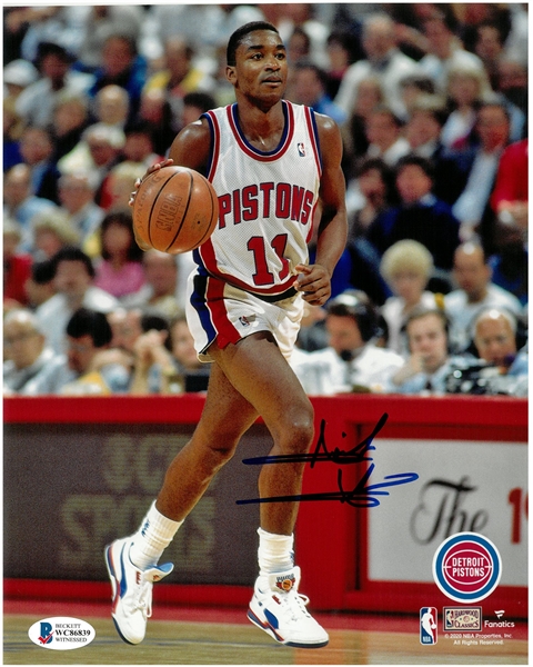 Isiah Thomas Autographed 8x10