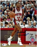 Isiah Thomas Autographed 8x10