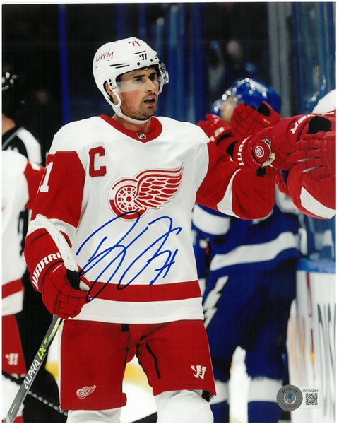 Dylan Larkin Autographed 8x10