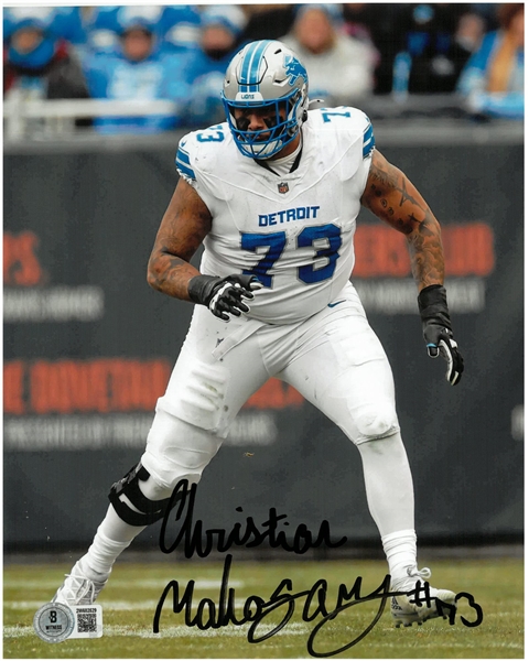 Christian Mahogany Autographed 8x10