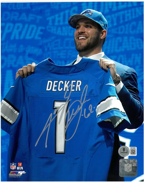 Taylor Decker Autographed 8x10